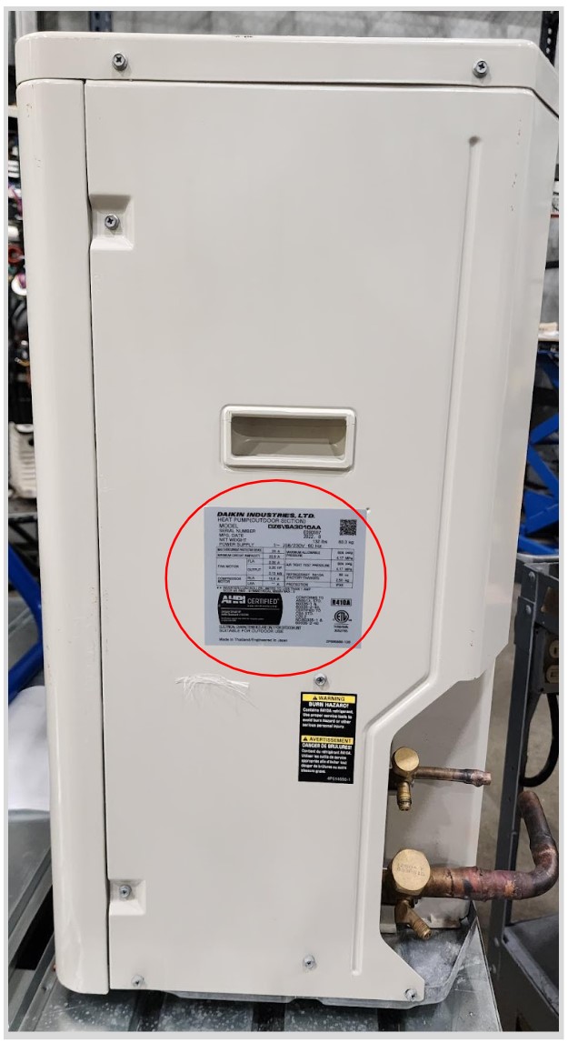 model-number-on-serial plate